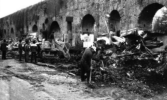 VIa del Mandrione,Acquedotto,Roma, Pasolini, Claudio Foschini, 