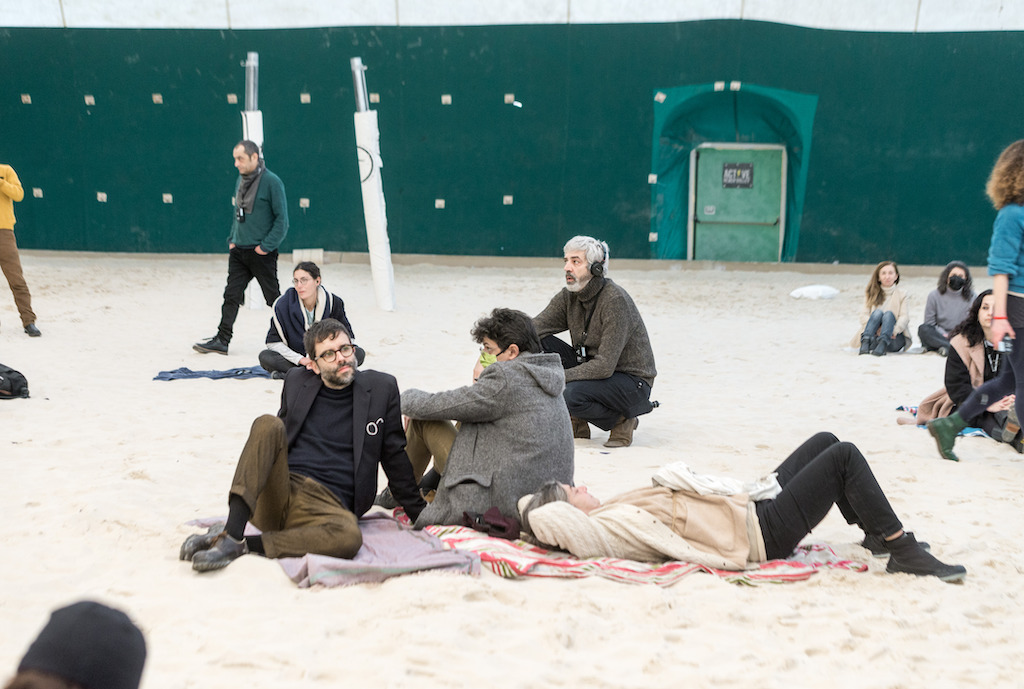 Peng on the Beach - happening e book launch di Peng X (12 dicembre 2021 - Bologna - Circolo Tennis Italia), ph. Luca Ghedini, courtesy Xing