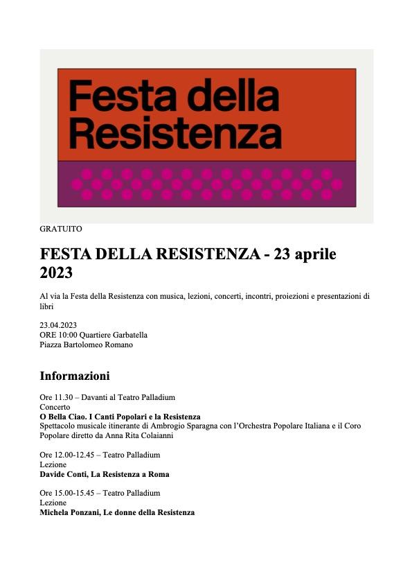 festa resistenza