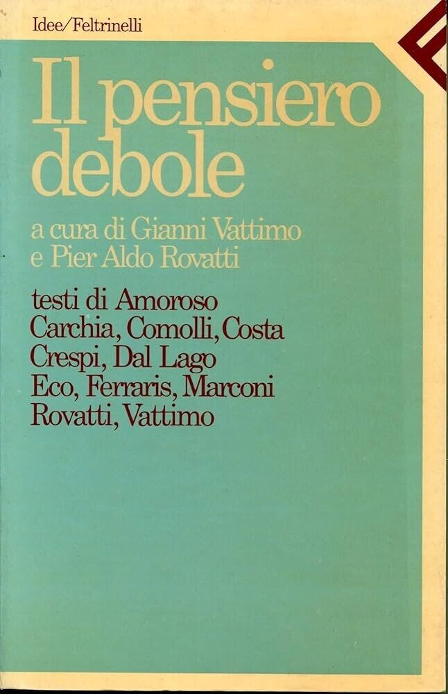 Il pensiero debole