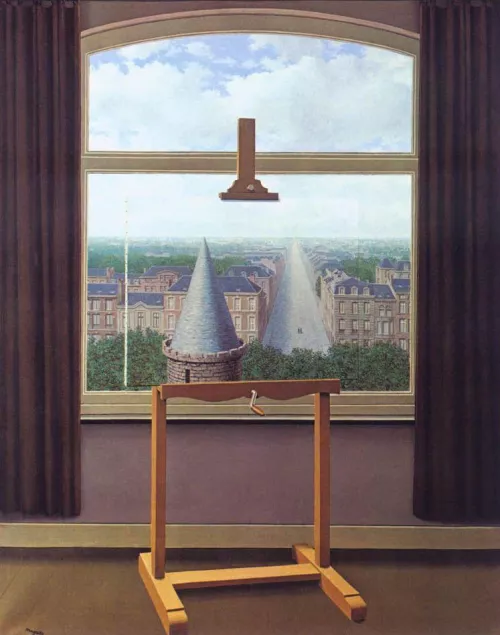 René Magritte, La passeggiate d'Euclide, 1995.