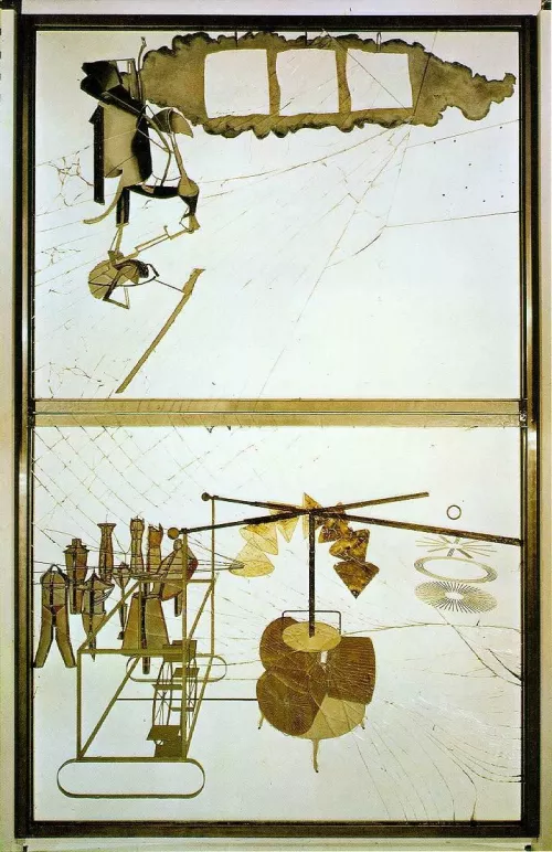 Duchamp, Il grande vetro, 1015.