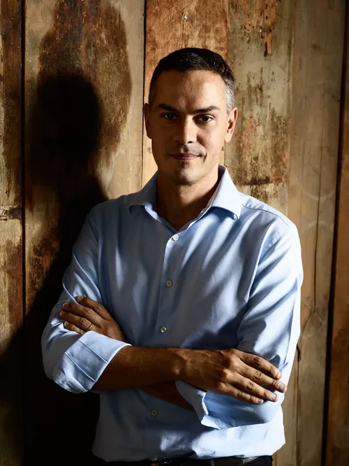 Massimiliano Gioni. Photo Marco De Scalzi. Courtesy Fondazione Nicola Trussardi, Milano.