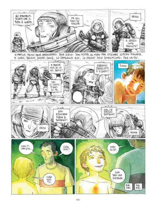 Una tavola da “Momenti straordinari con applausi finti” (2019)
