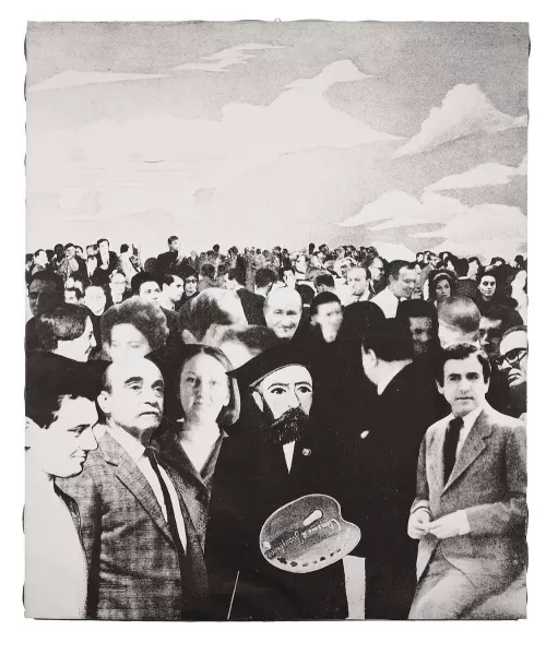 Giulio Paolini, Autoritratto con il Doganiere 1968