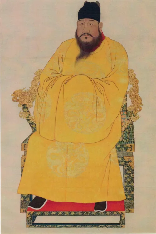 L’imperatore Xuanzong della dinastia Ming (National Palace Museum, Tapei).
