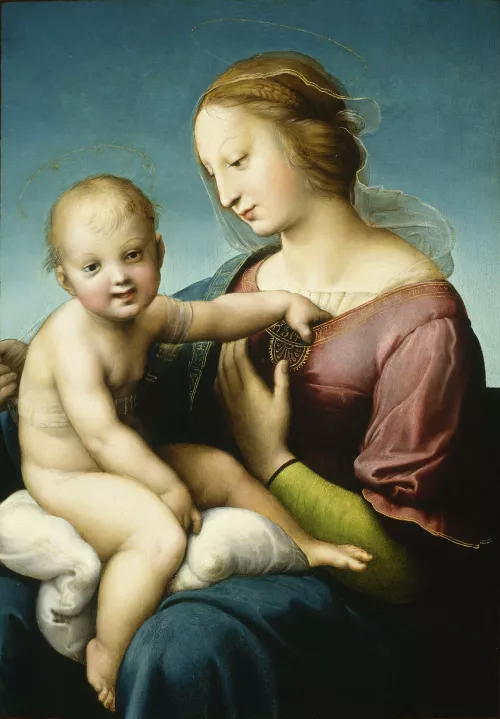 Raffaello Sanzio, Grande Madonna Cowper (o Madonna Niccolini) 1511, Washington, National Gallery of Art sto inviando con wetransfer le immagini relative a Raffaello.