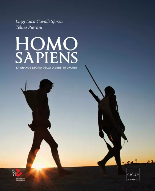 In foto Il libro-catalogo della mostra – che rimarrà aperta a Roma fino al 9 aprile 2012, per poi trasferirsi da maggio al Museo delle Scienze di Trento: Cavalli Sforza - Pievani, Homo sapiens. La grande storia della diversità umana, Codice Edizioni, Torino 2011.