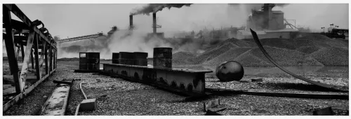 Josef Koudelka, Alabaster USA, inkjet print 120 x 40 cm. Courtesy Magnum Photos