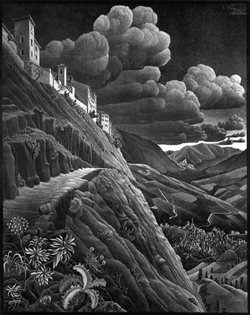 Maurits Cornelis Escher, Castrovalva, 1930