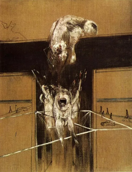 Francis Bacon, Frammento di una crocifissione, 1950