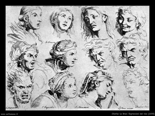 Charles Le Brun, Espressioni, 1698.