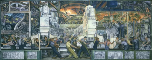 Diego Ribera, Detroit Industry Murals, 1932-33