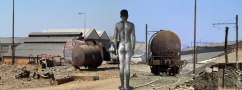 Sammy Baloji , Mémoire series, Untitled #5. 2006 Archival digital photograph on satin matte paper, courtesy of the artist and of Galerie Imane Farès